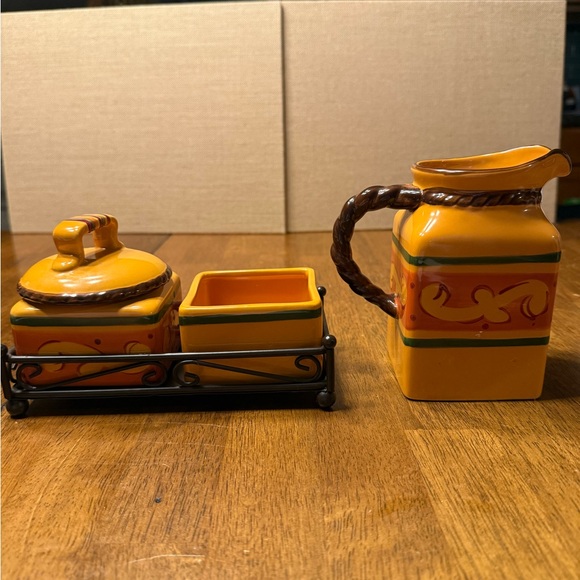 Ceramic Kitchen Set with Pitcher and Containers - Picture 2 of 9